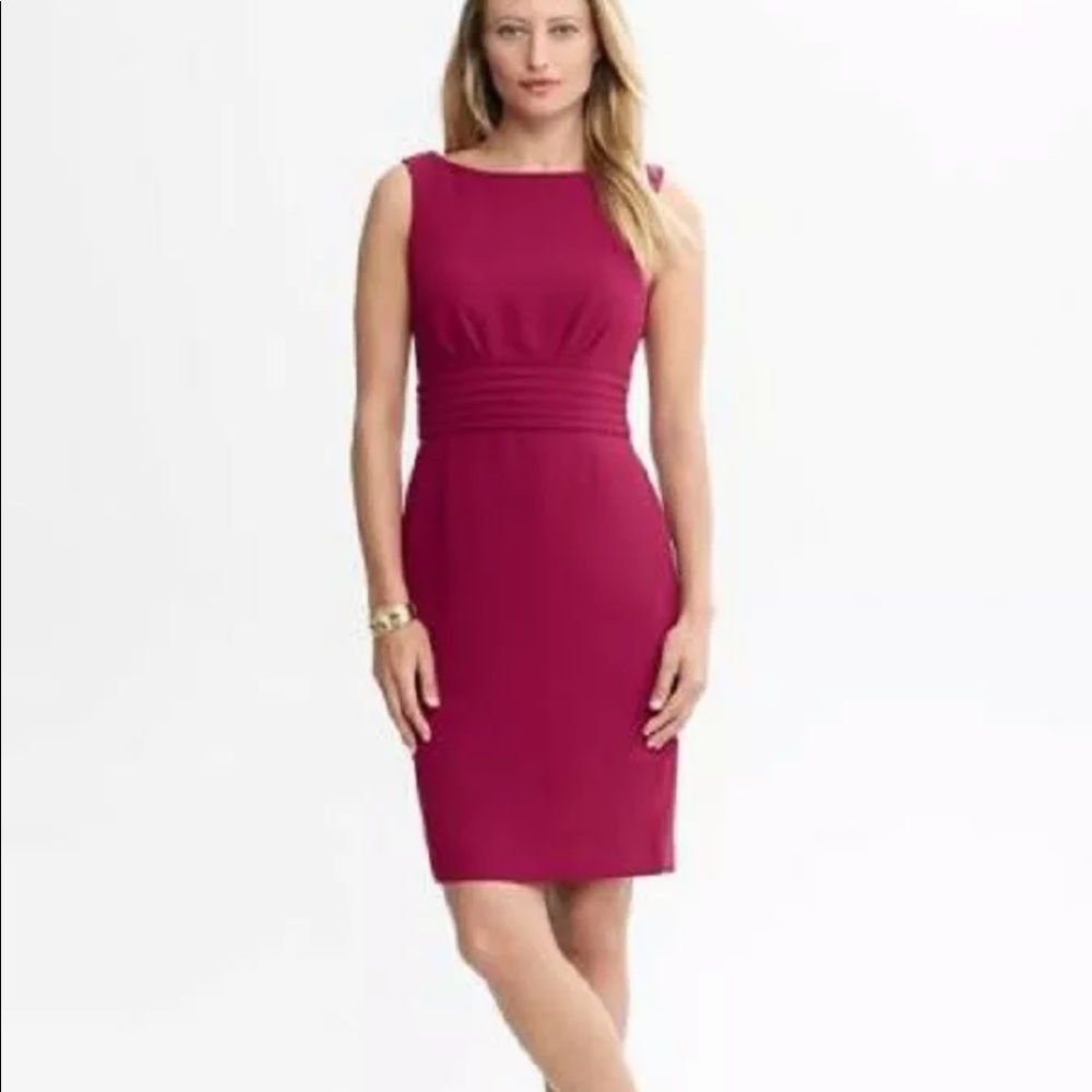 Banana Republic back drapped dress